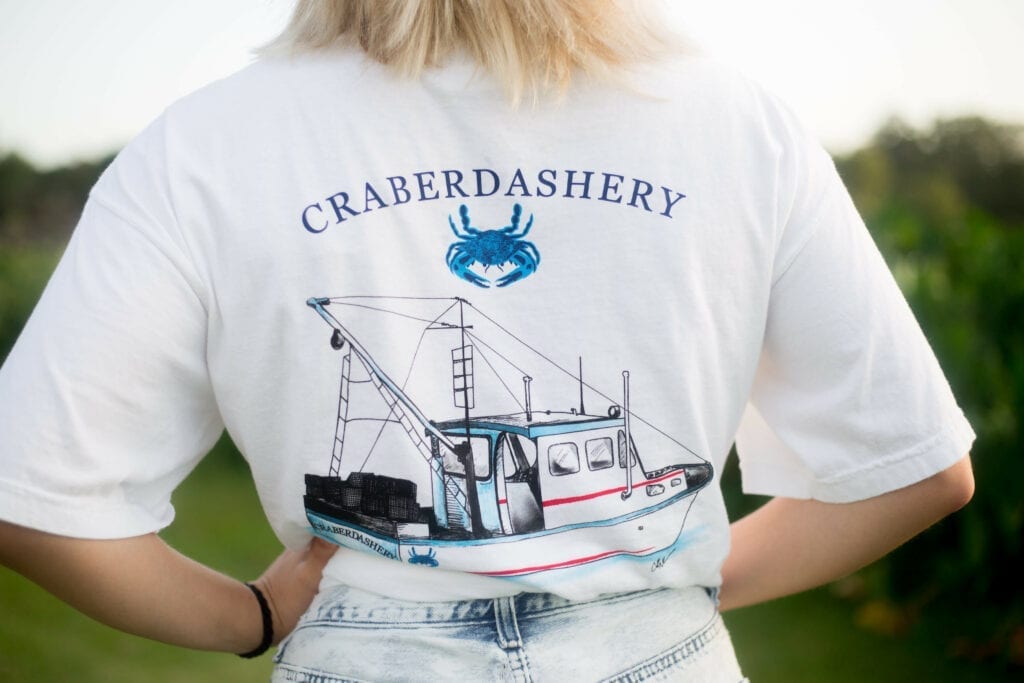 Craberdashery shirt with boat